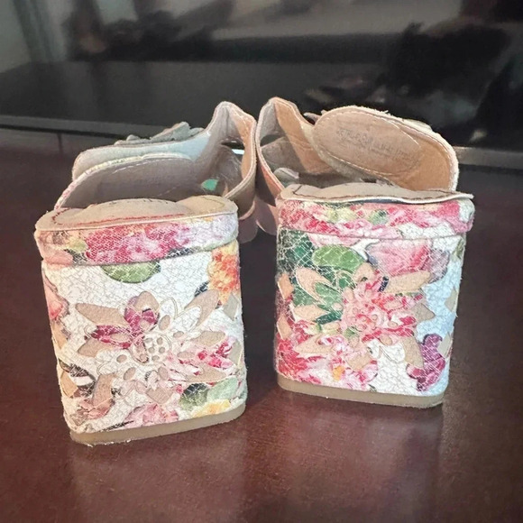 Spring Step L'Artiste Multicolor Floral Izetru Slide Sandal Shoes Size 8.5 - Picture 11 of 11